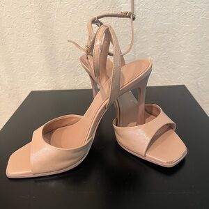 Zara Tan Stiletto Heels Timeless Elegance